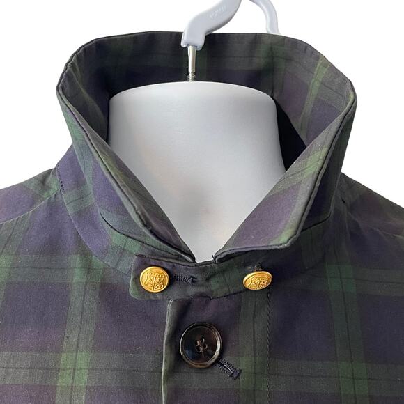 GANT Rugger Cotton Plaid Car Coat Size Small - Picture 4 of 13